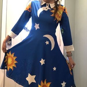 Miss Frizzle Dress - Outerspace